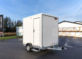 Smart toiletvogn til festivallen eller andet